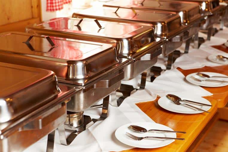 Catering hot trays