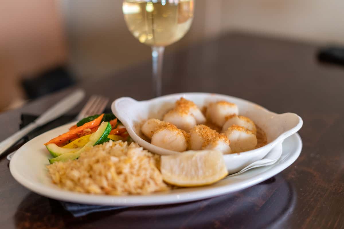 West End Grill scallops