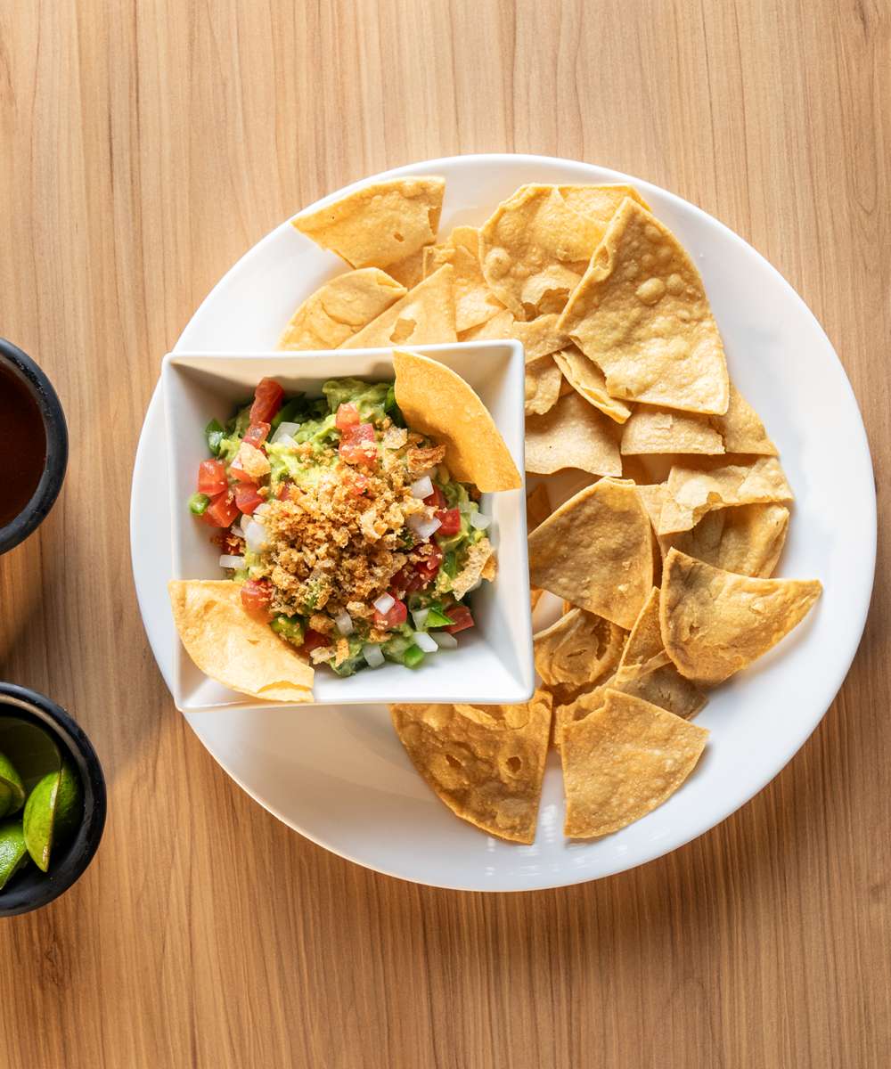 Guacamole and chips