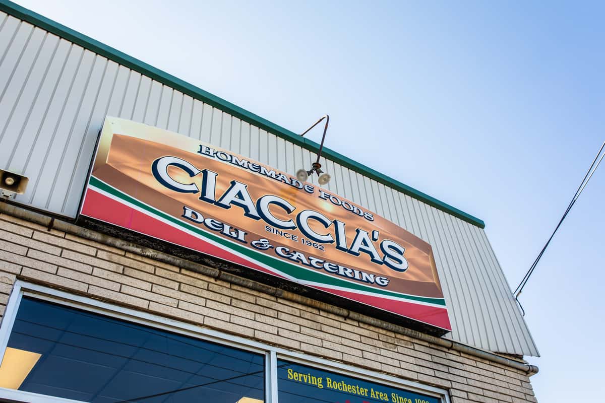 Ciaccia's Exterior store front