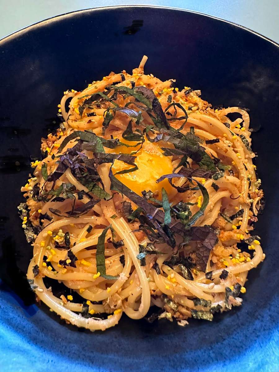 Japanese Mentaiko Spaghetti - Main - Ginger Pig - Restaurant in Denver,  Colorado