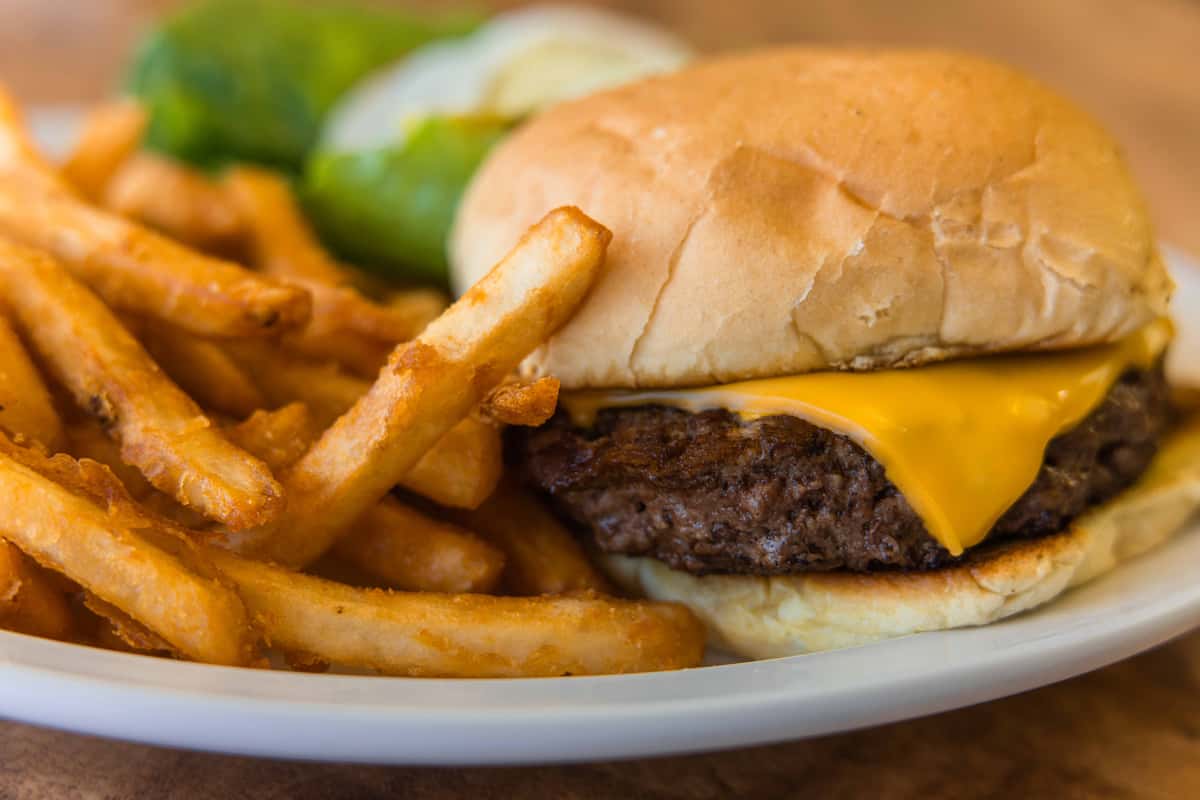 burger with cheese