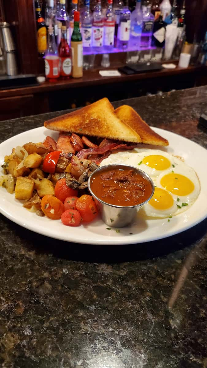 The Full Bourbon Street Breakfast - Bourbon Street Brunch! - Ragtime -  American Restaurant in Arlington, VA