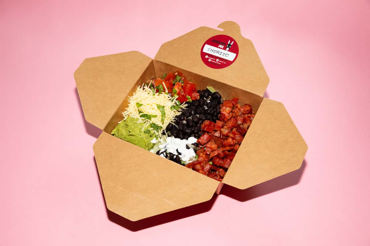 Naked Chorizo Burrito