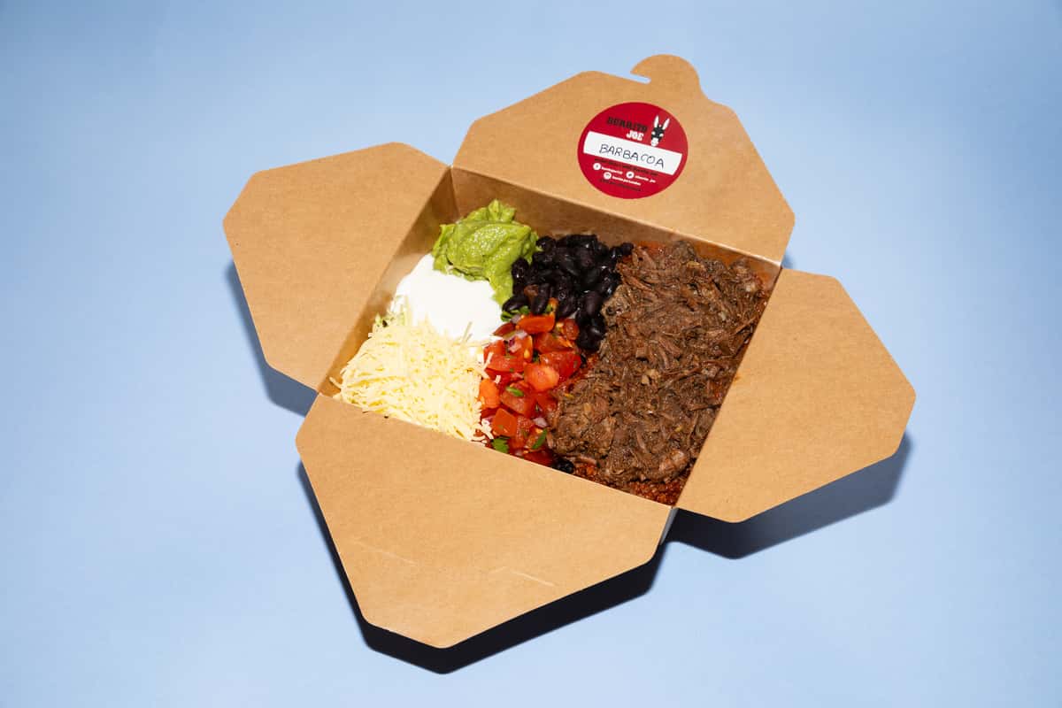 Naked Barbacoa Burrito