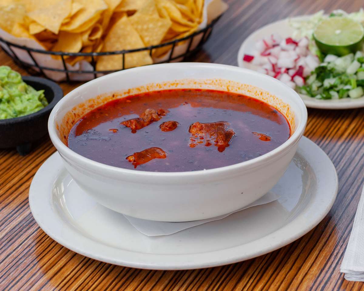 Pozole Rojo (Pork) PickUp Menu Palenque Cocina Y Agaveria
