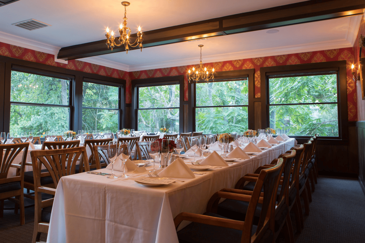 The Creek dining room - private dining and event venue in San Jose