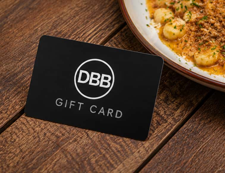 Gift card at the Downing
