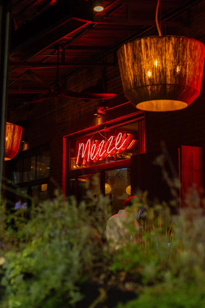 Mezze Sign