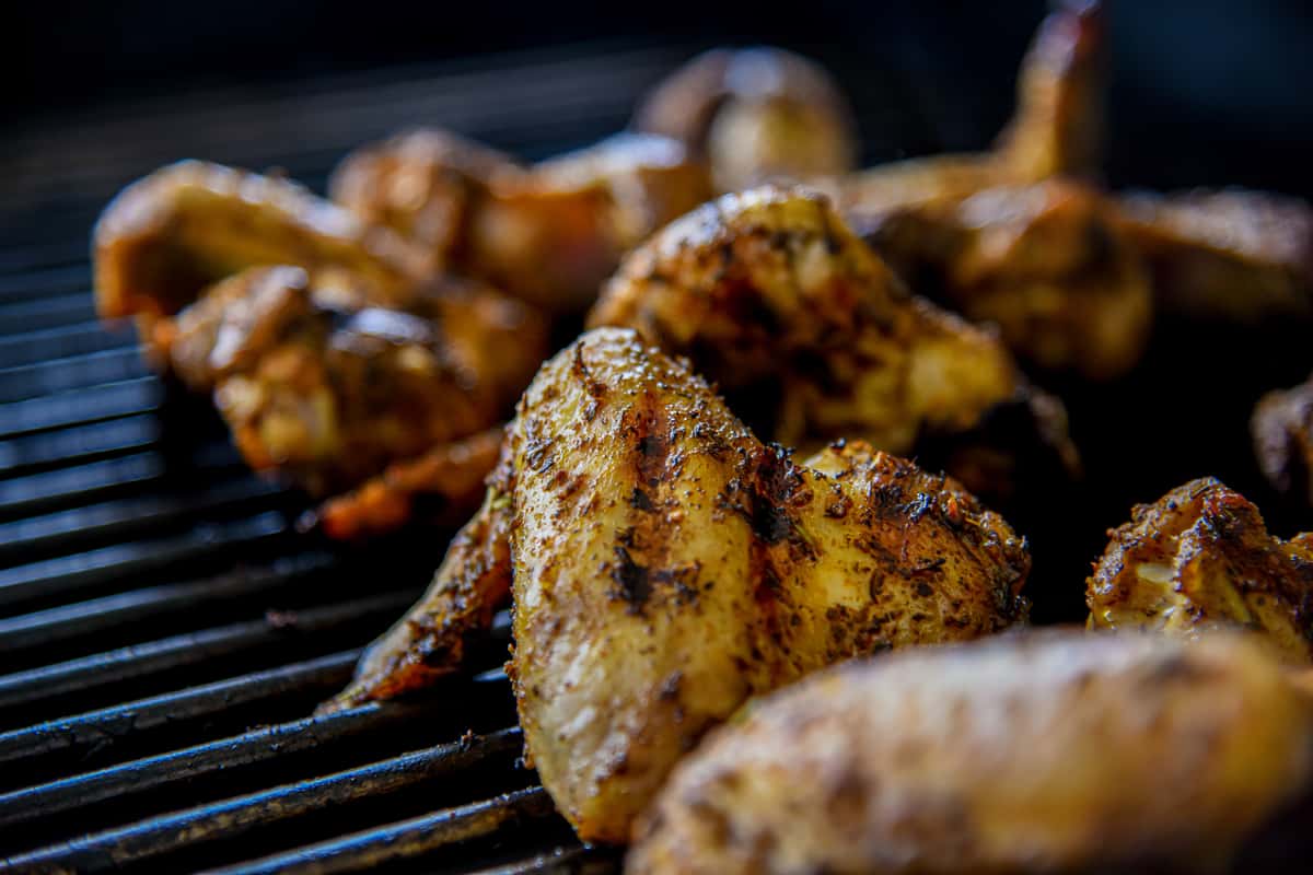 chicken being grilled