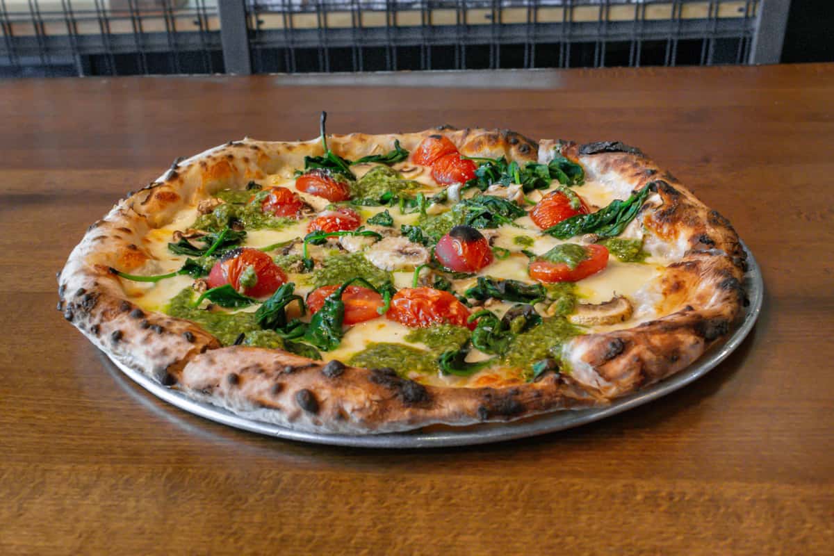 Pesto Veggie Pizza