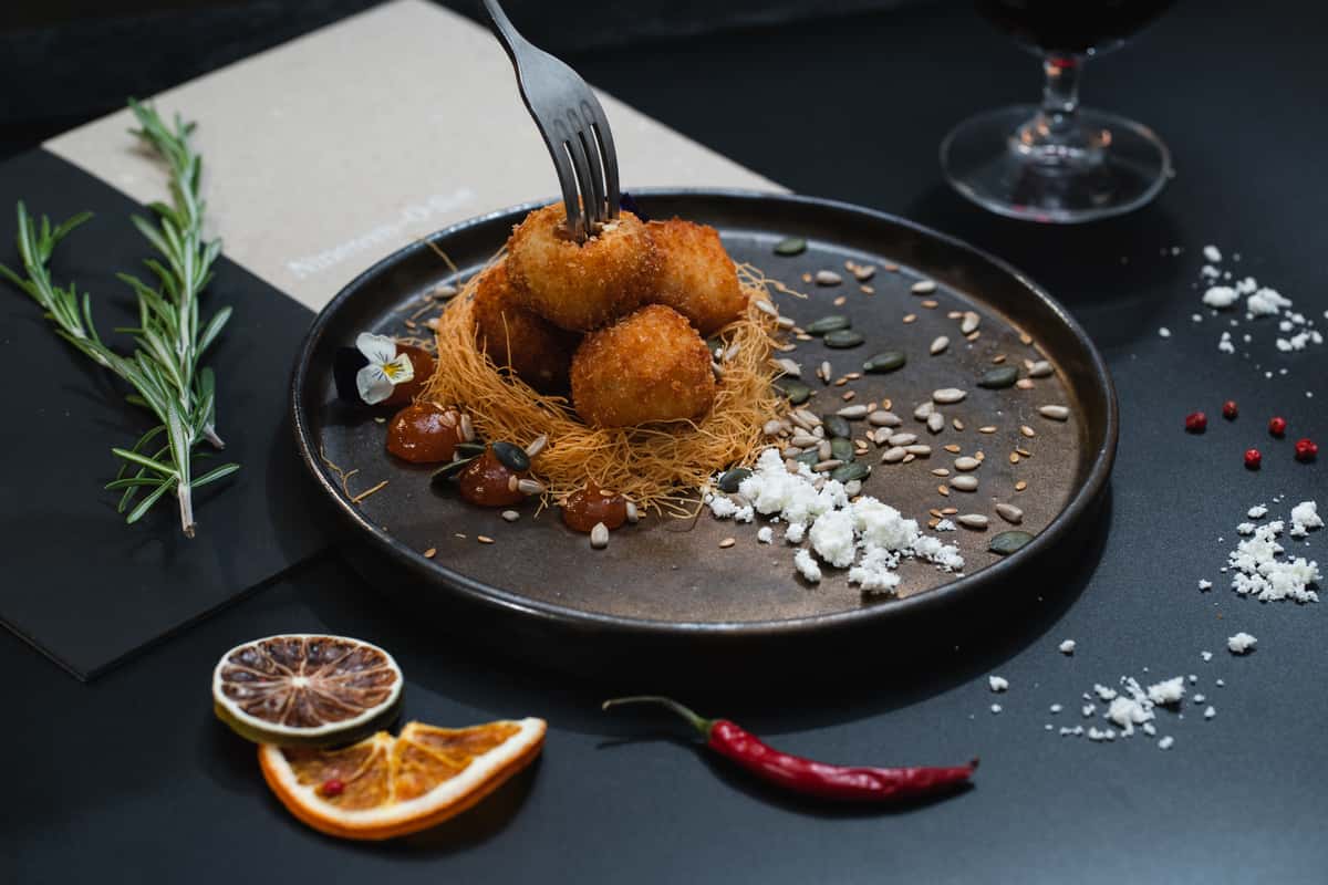 plated food