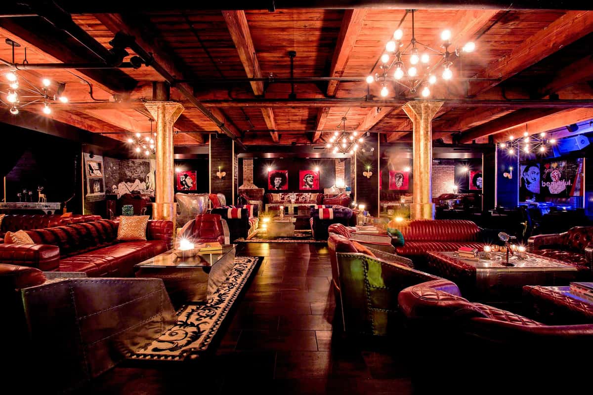 Interior of the Bassment Lounge