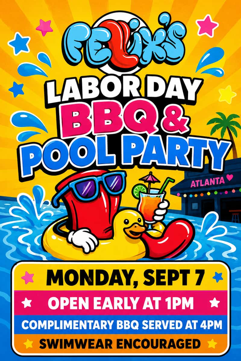 Labor Day BBQ Flyer Felix's