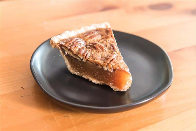 slice of pecan pie