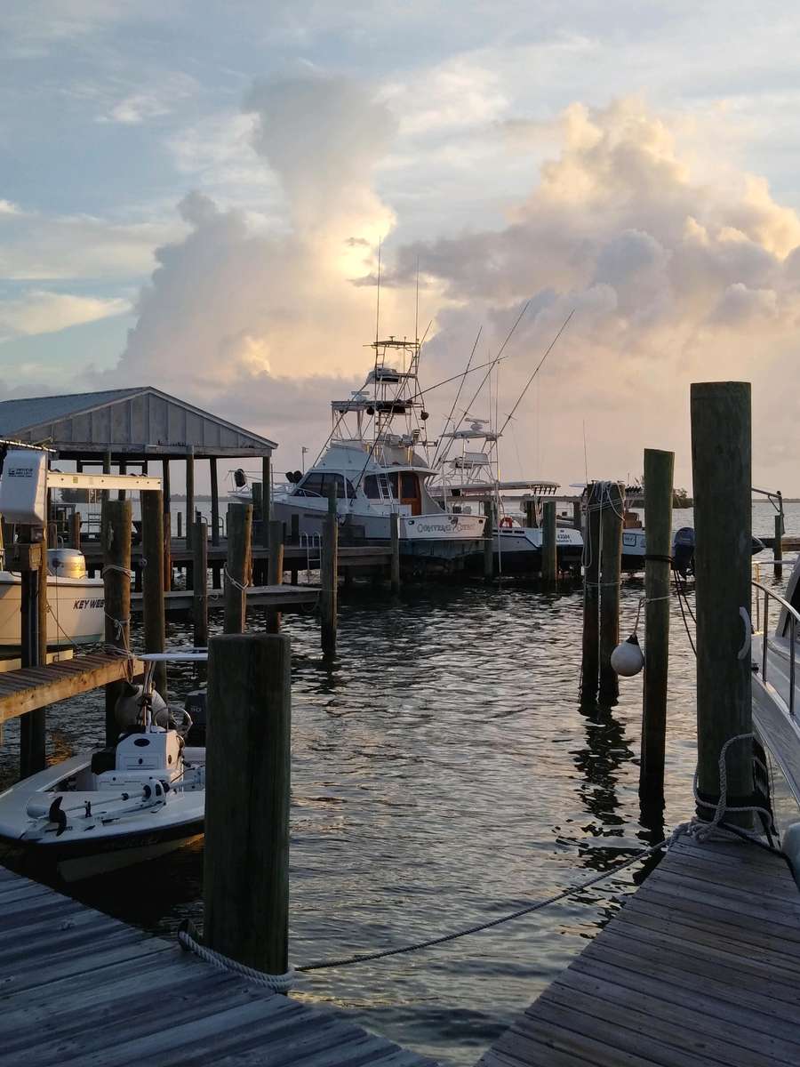 boat in marina