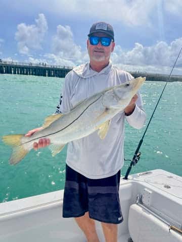 Kim with grouper