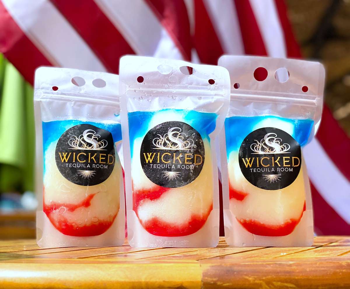 Takeout Frozen Margarita Patriot Pouch
