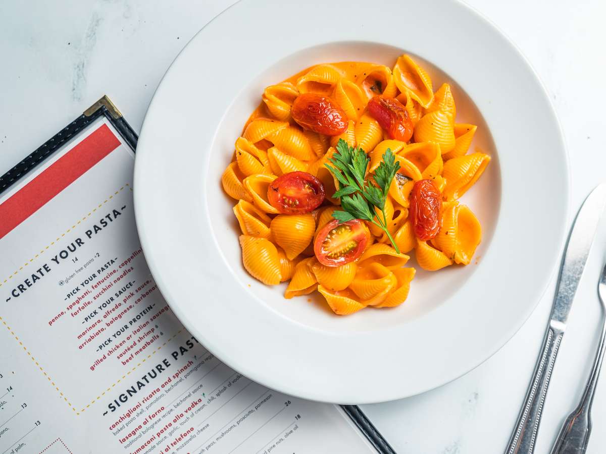 Lumaconi Pasta alla Vodka - Menu - Penne Pomodoro - Italian Restaurant in TX