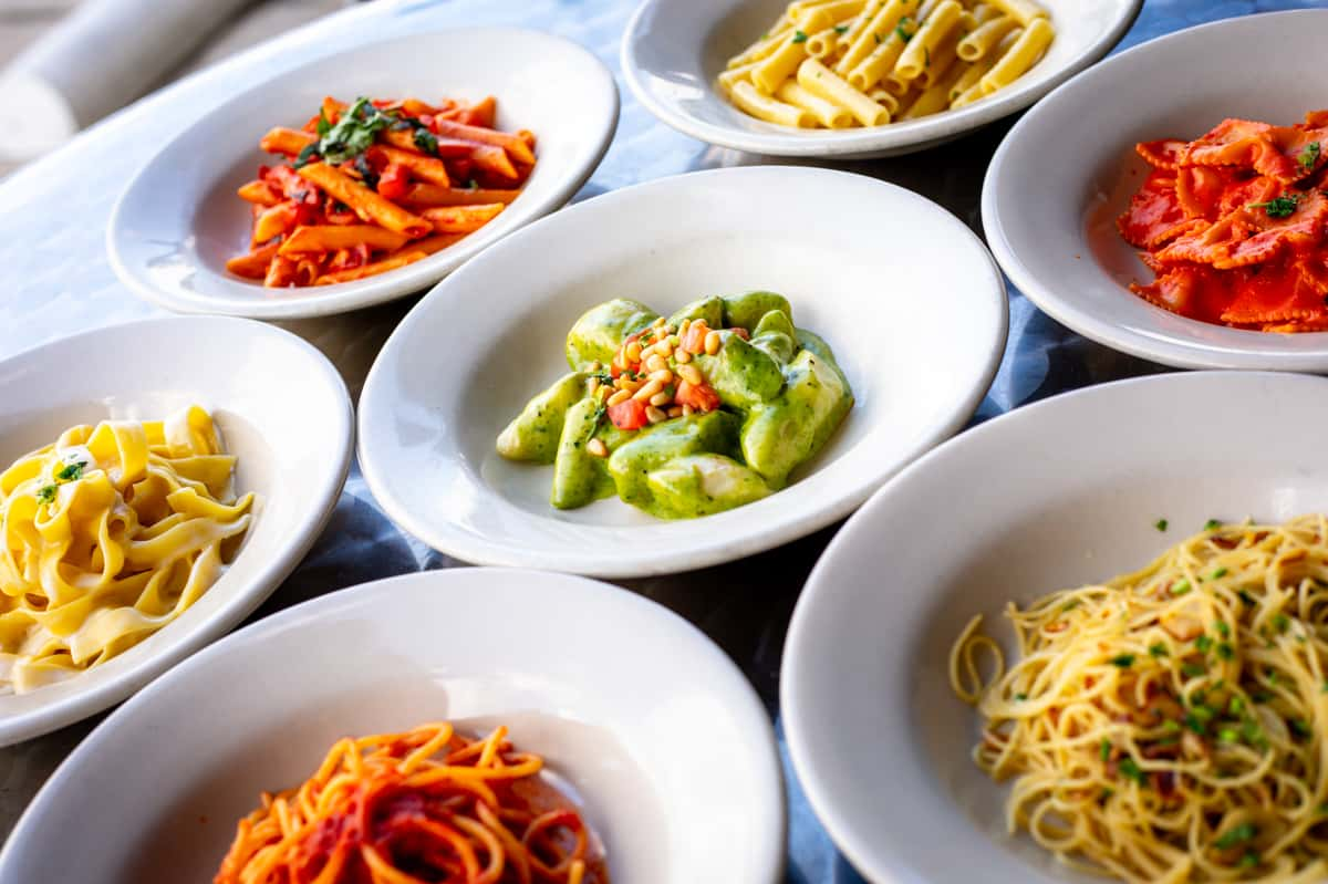 Create Your Own Pasta, Lunch & Dinner Menu