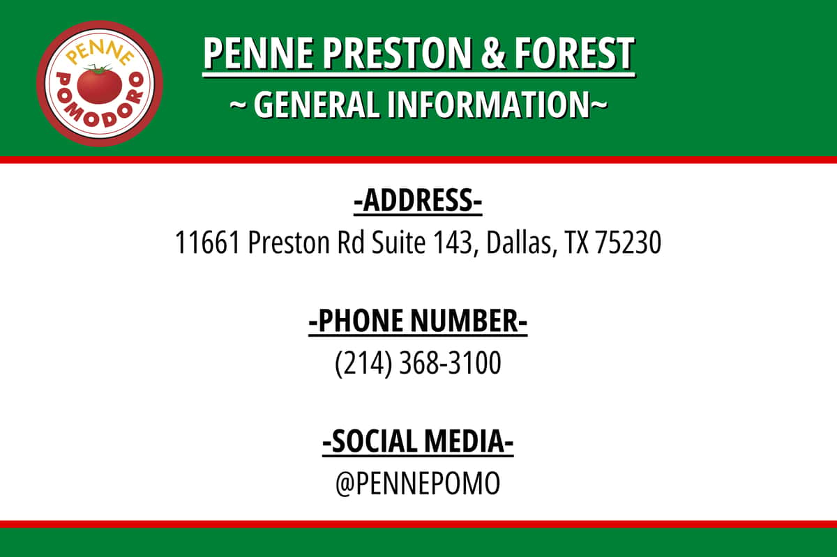 PENNE PRESTON - D&D General Info (Horizontal)