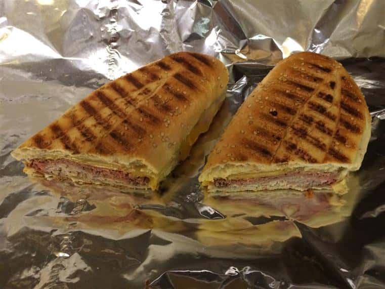 sandwich cut in half