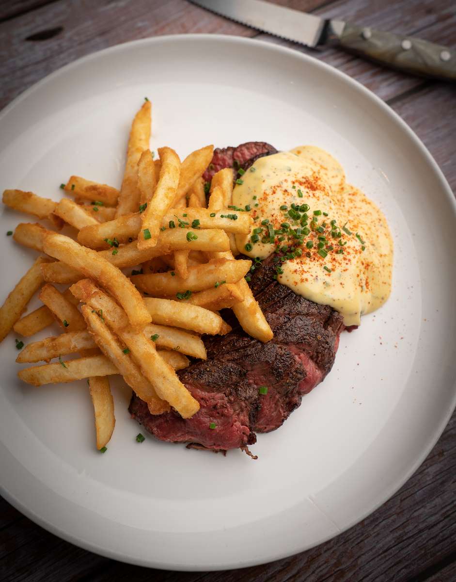 Steak Frites at 360 Bistro