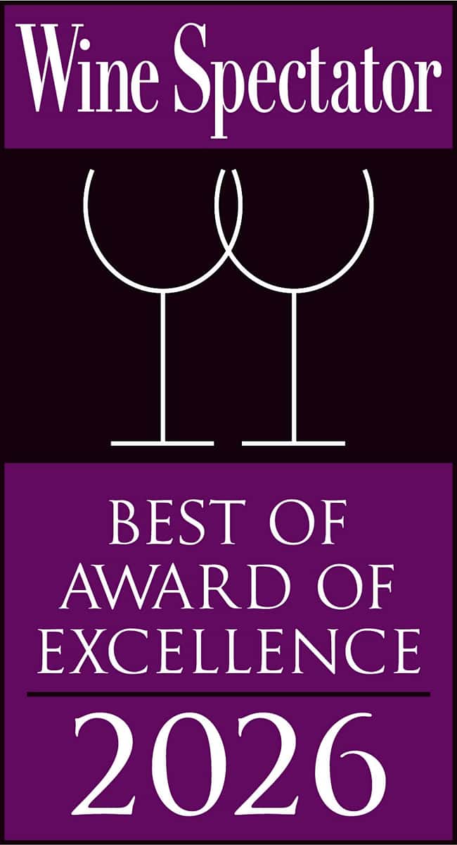 Wine Spectator Best of Award of Excellence 2026 — 360 Bistro, Belle Meade Nashville