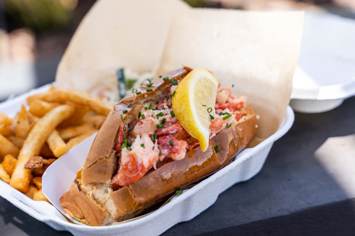 Maine Lobster Roll, Seafood in Carlsbad