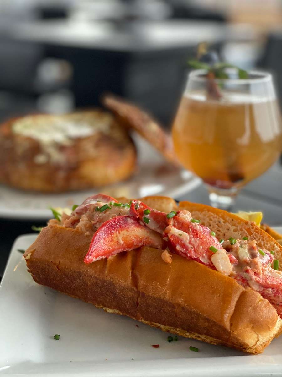 Lobster Roll W/ Bread Bowl & Hot Toddy
