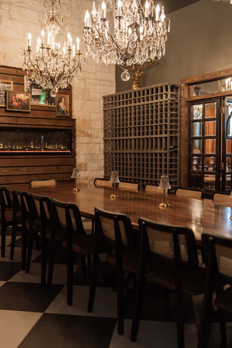 Private Dining table