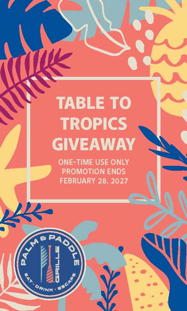 Table to Tropics Giveaway scratch-off