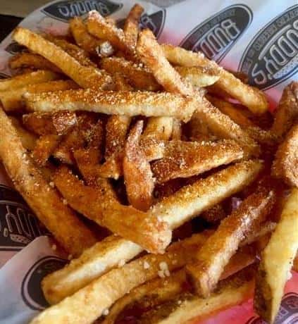 seasoned fries in a basket