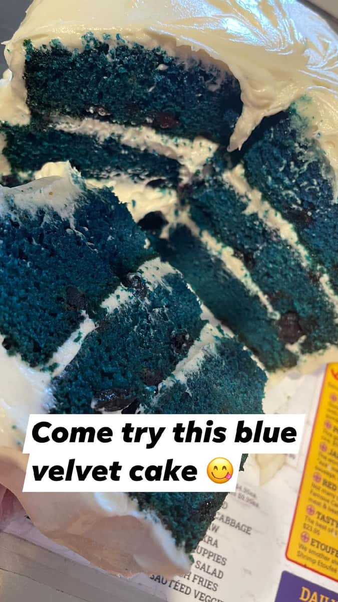 Layered Blue Velvet Cake - Kitchen Fun With My 3 Sons