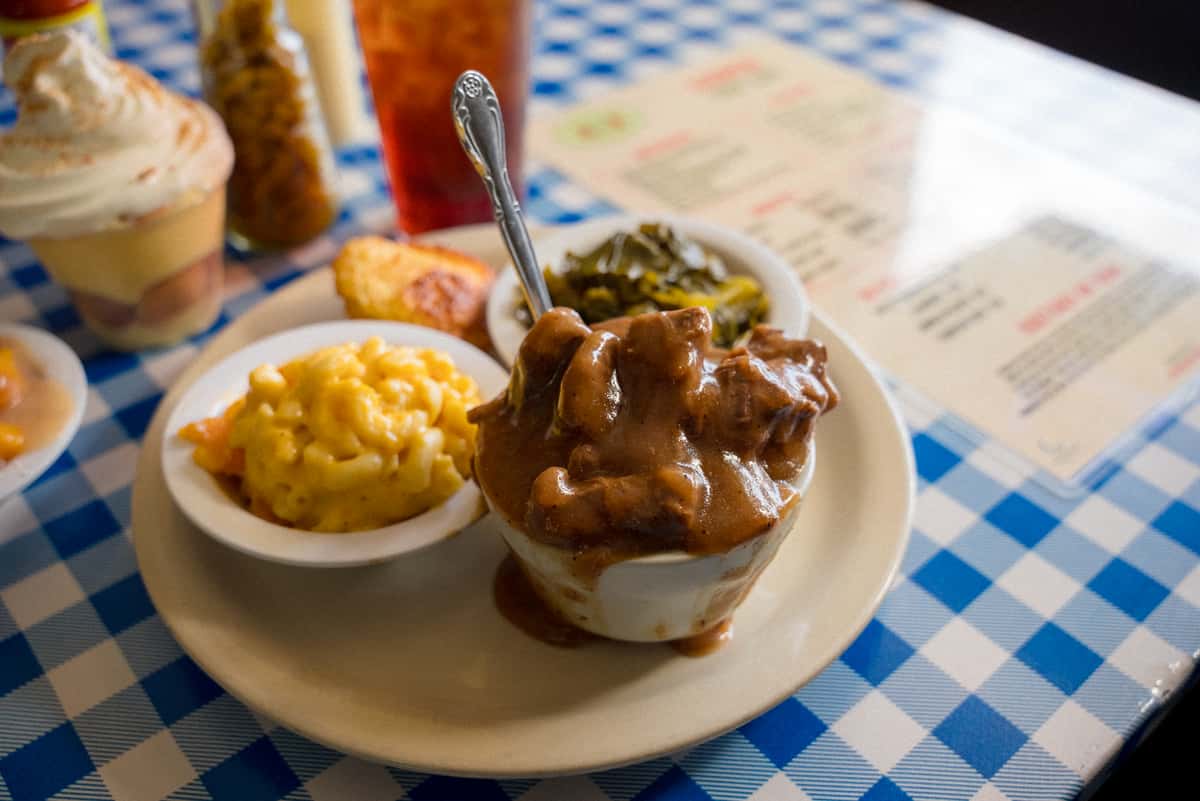 Beef with gravy