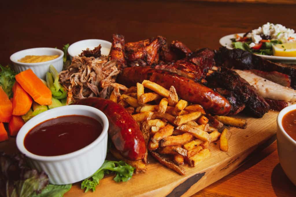tray of food