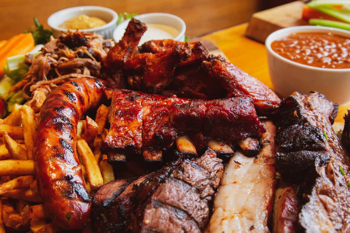 spread of bbq