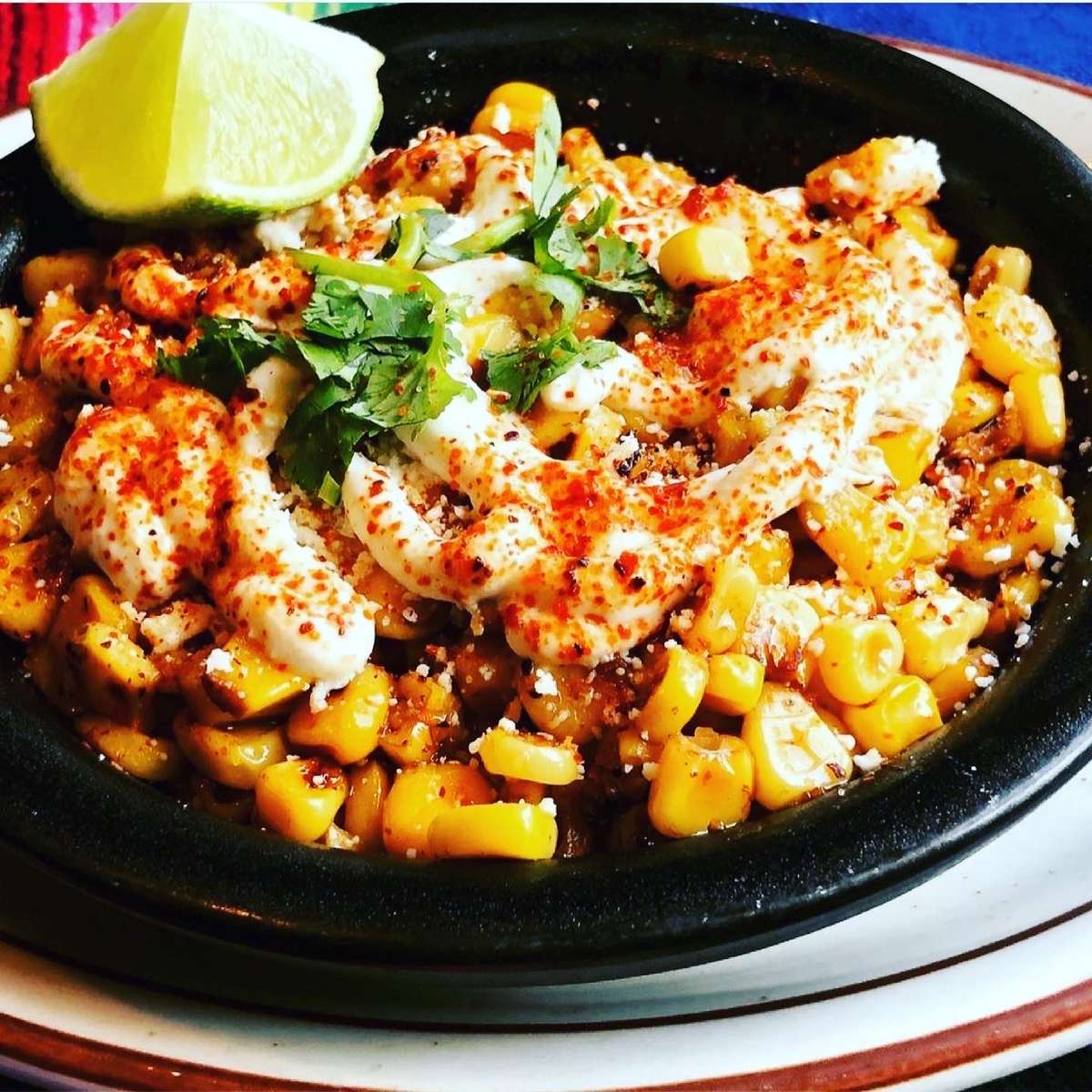 Mexican Street Corn Dip (Esquite) Lunch Menu El Sombrero Mexican Restaurant in Macon, GA