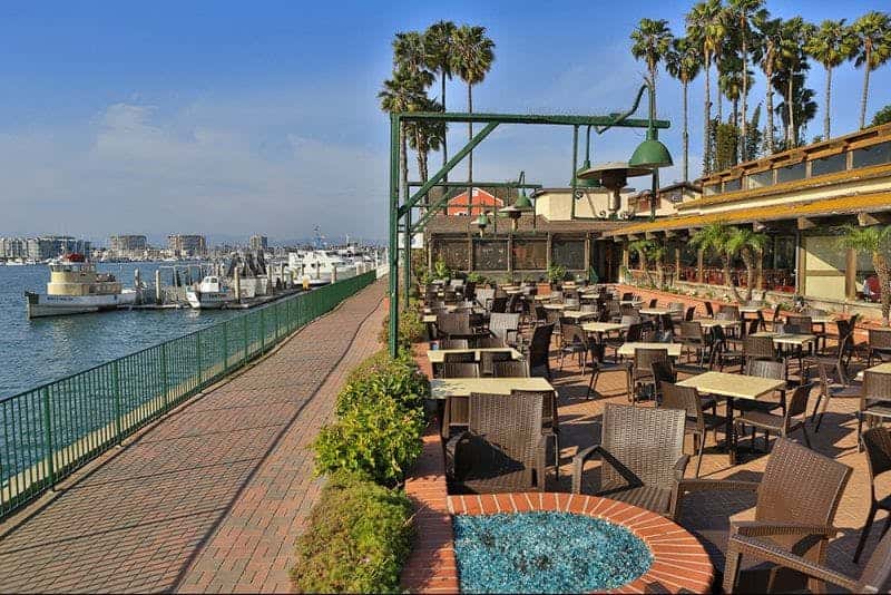 Patio dining area