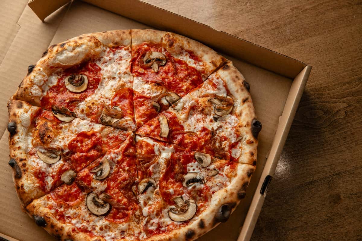 Takeout pizza