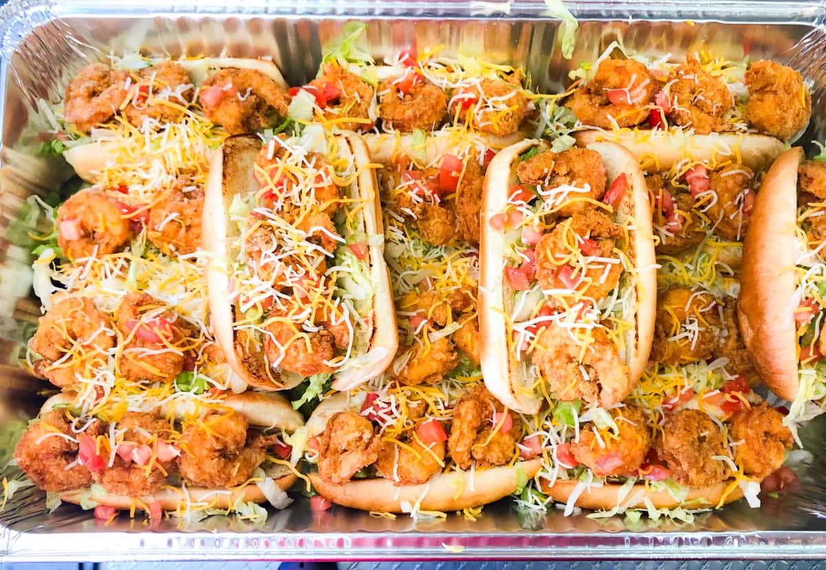 Mini Shrimp Po'boys