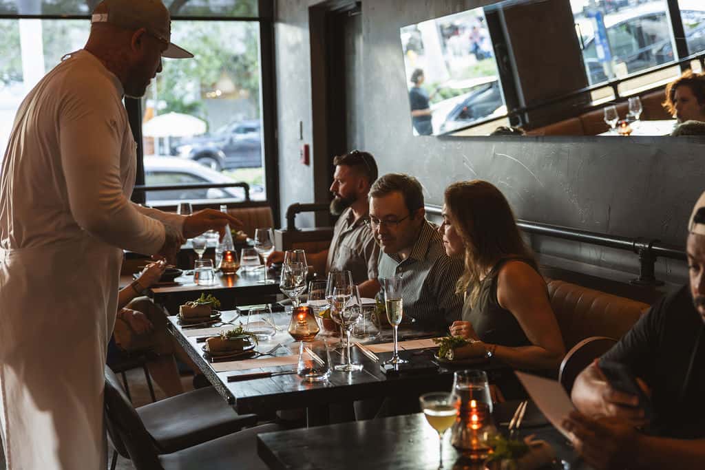 Atmosphere at Stubborn Seed Designed for Winter Comfort.