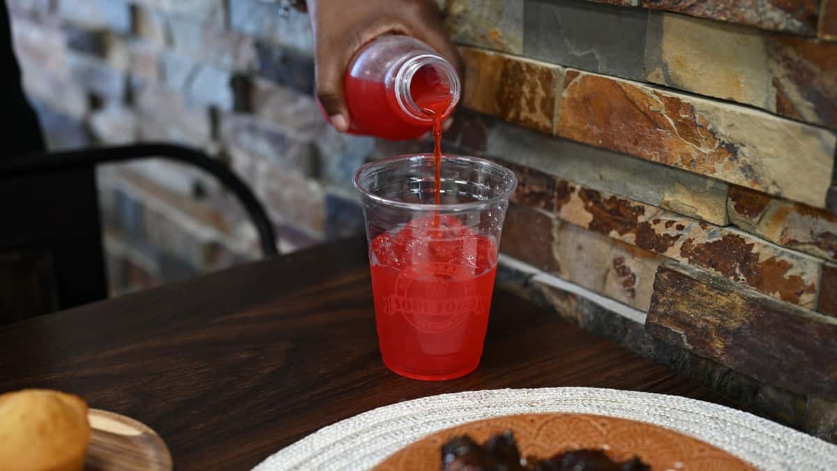 red beverage