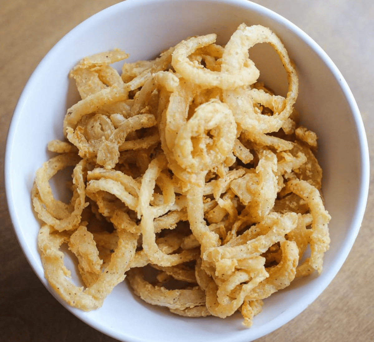 Fried Onion Strings | Buns In My Oven