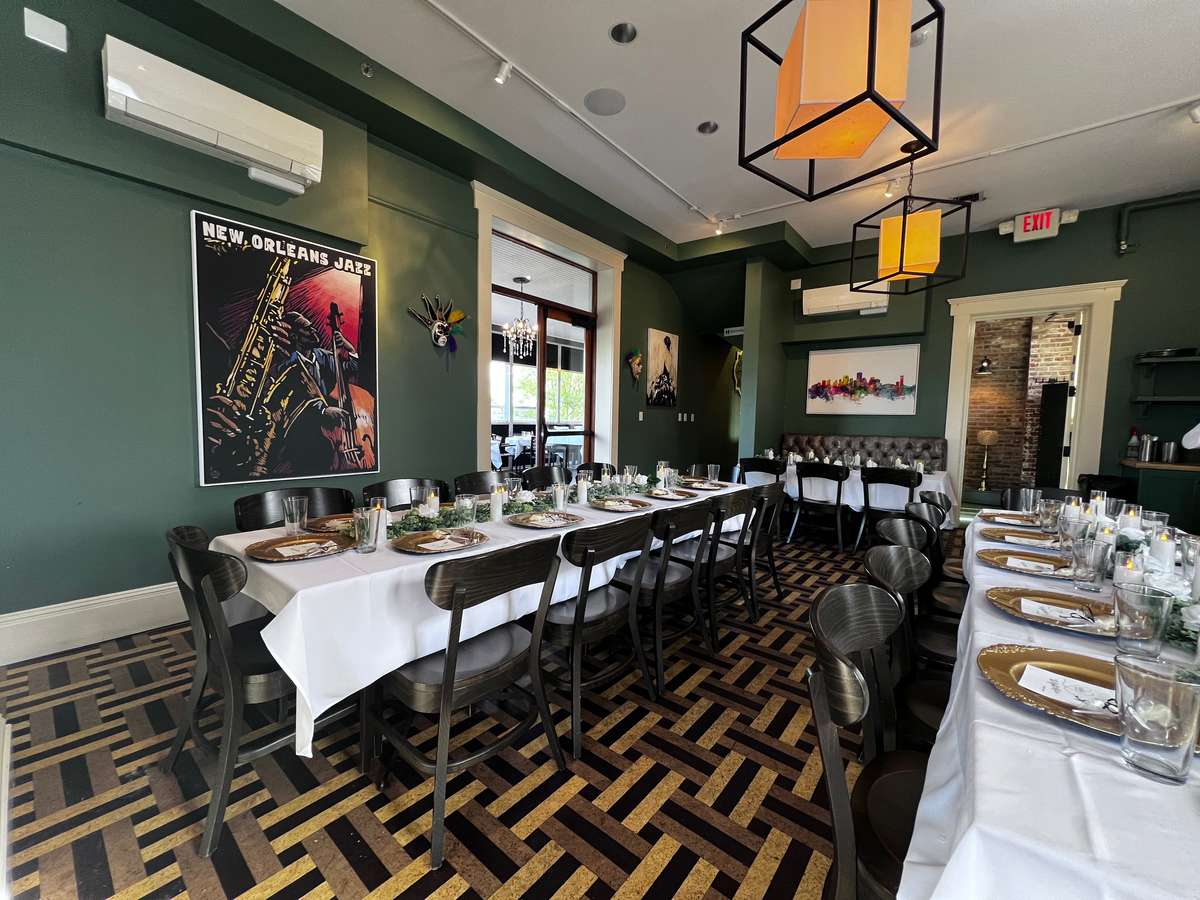 Entire second floor private event at Lou Lou on Market