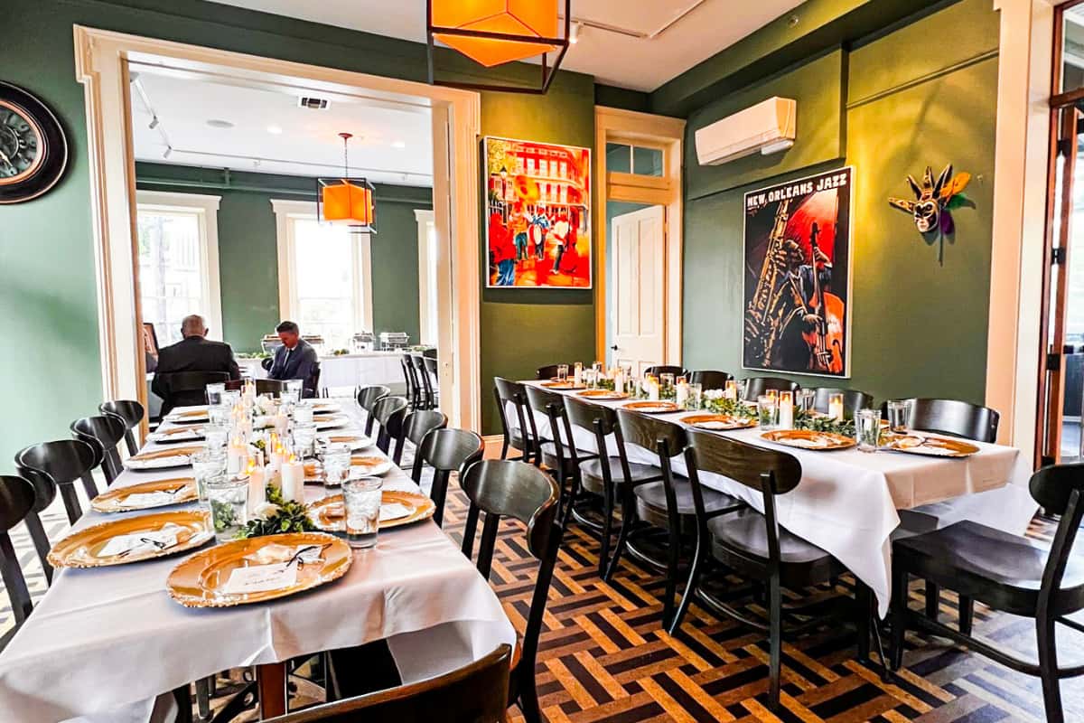 Lou Lou on Market dining room and private event atmosphere
