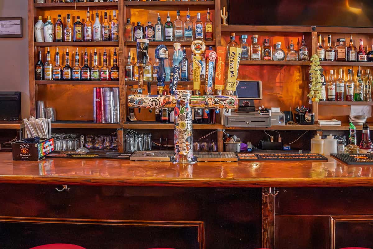 bar area