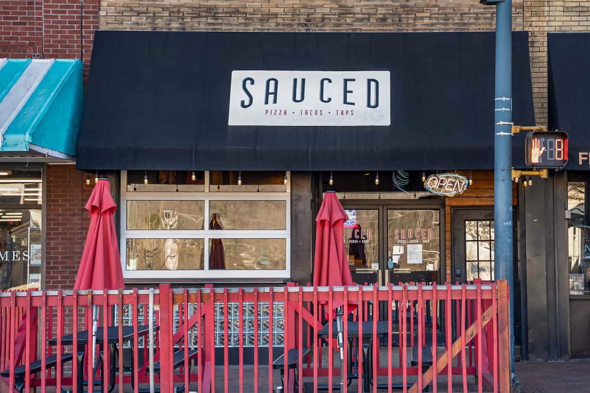exterior view of Sauced
