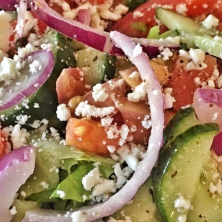 Greek House Salad *GF pita available