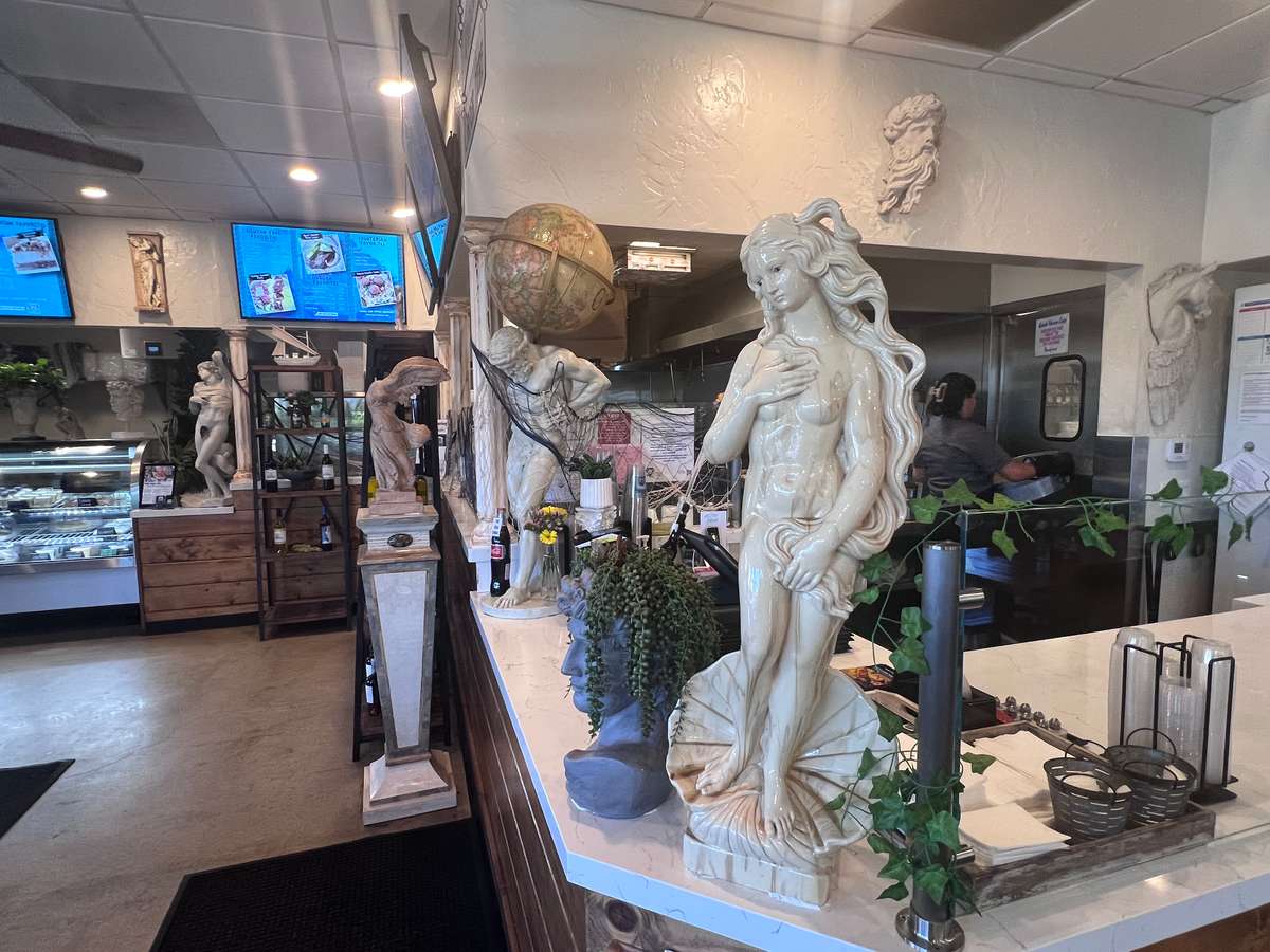 Greek House Cafe Interior Photos